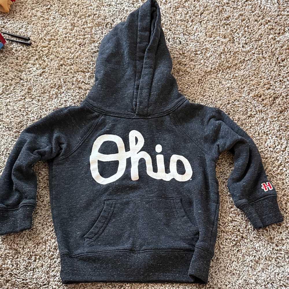HOMAGE Ohio Kids Hoodie - Dark Gray